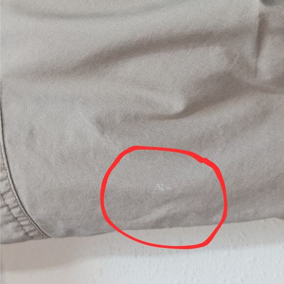 Member's Only Vintage 80s Tan Collared Full Zip Puffer Jacket Size 40 Medium - Picture 6 of 11